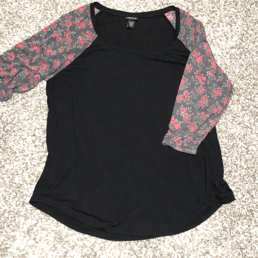 Torrid baseball tee
